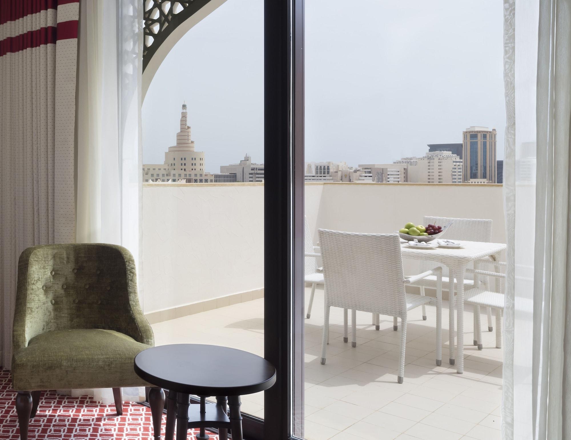 Al Najada Doha Hotel By Tivoli Екстериор снимка A view from a suite at the hotel